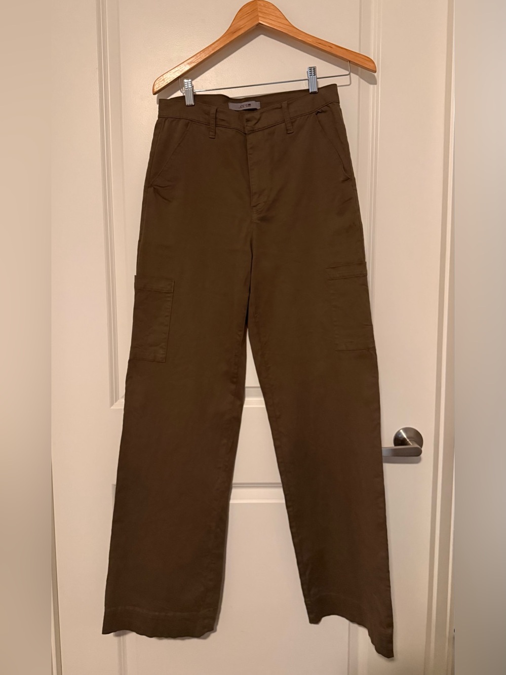 Joe's Jeans Olive Wide-Leg Cargo Pants